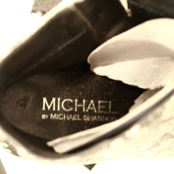 👉NWOT! MICHAEL Michael Shannon, Chunky heeled Cardi Boots New,  SZ 6 - Picture 7 of 10